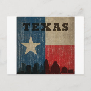 Vintage Texas Postkarte