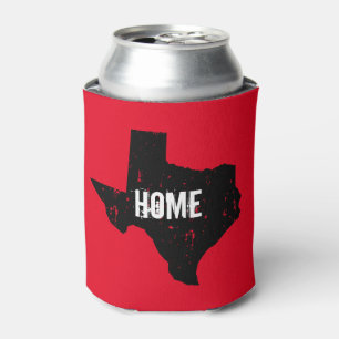 Vintage Texas Staat Silhouette Bierhalterung Dosenkühler