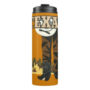 Vintage Texas USA benutzerdefinierter Name Becher