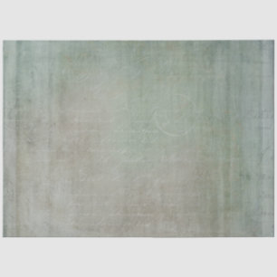 Vintage Textur Grün Blau Graue Ephemera Decoupage Seidenpapier