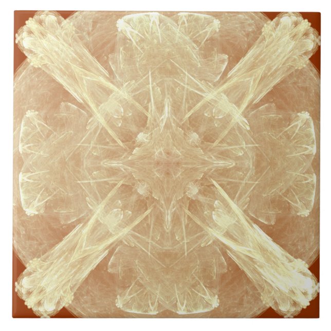 Vintage Textur Muster Keramik Tile Fliese (Vorderseite)