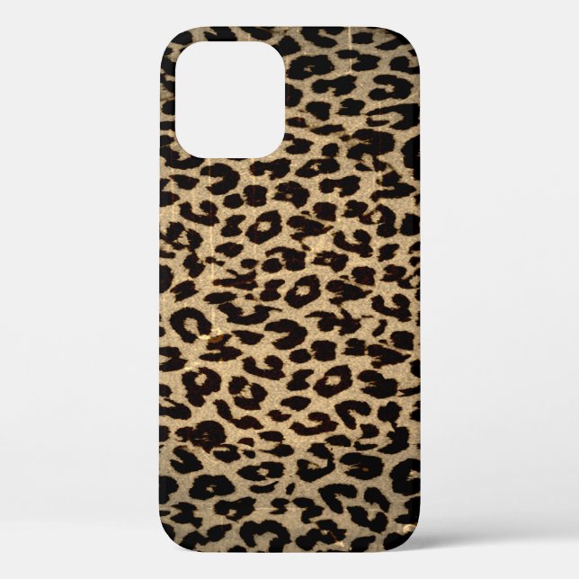 Vintage Textur von Leoparden Case-Mate iPhone Hülle (Rückseite)