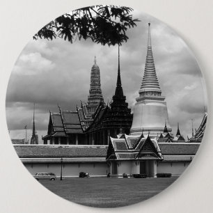Vintage Thailand Bangkok Kapelle Royal Palace Blic Button