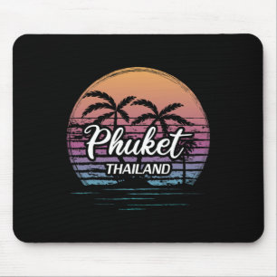 Vintage-Thailand-Urlaub-Reise-Asien-Thai-Strand P Mousepad