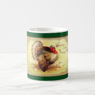 Vintage-Thanksgiving-Puter Kaffeetasse