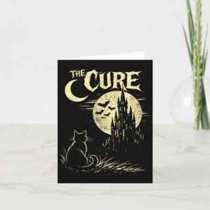 Vintage The Cat Gothic Katzenliebhaber Männer Frau Karte