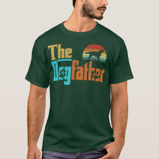 Vintage The Dogfather Flat-coated Retriever Hund B T-Shirt
