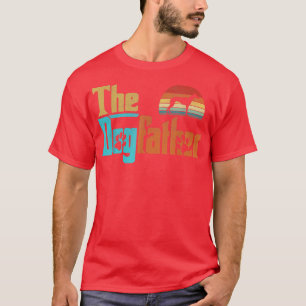 Vintage The Dogfather Windhund-Hundebesitzer T-Shi T-Shirt