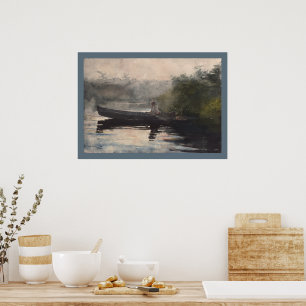 Vintage The End of the Day, Adirondacks von Homer Poster