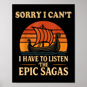 Vintage The Epic Sagas Odysseus Musical Poster