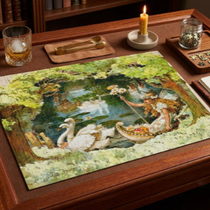 Vintage The Fairies Lake Evelyn Stuart Hardy Puzzle