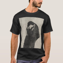 Vintage The Kiss IV von Edvard Munch Kunst Liebe