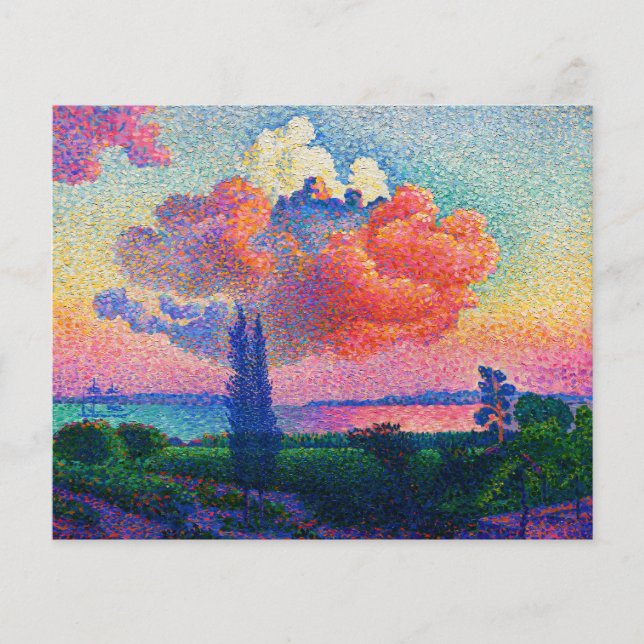 Vintage The Pink Cloud (1896) Gemälde (Vorderseite)