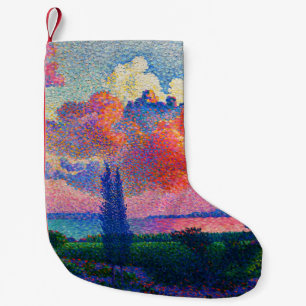 Vintage The Pink Cloud (1896) Gemälde Kleiner Weihnachtsstrumpf