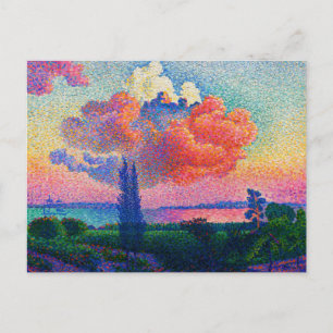 Vintage The Pink Cloud (1896) Gemälde Postkarte
