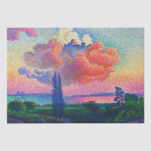 Vintage The Pink Cloud (1896) Gemälde Seidenpapier