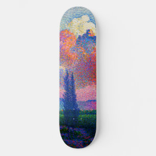 Vintage The Pink Cloud (1896) Gemälde Skateboard