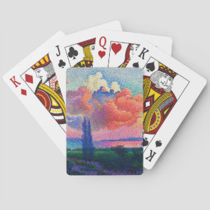 Vintage The Pink Cloud (1896) Gemälde Spielkarten