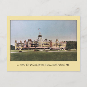 Vintage The Poland Spring House Hotel Postkarte