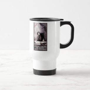 Vintage The Raven Theatralik Reisebecher