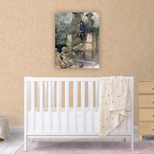 Vintage The Secret Garden Kinderzimmer-Kunst für K Poster