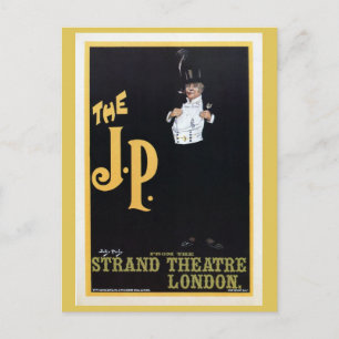 Vintage The Strand London Das J.P. Theaterstück An Postkarte