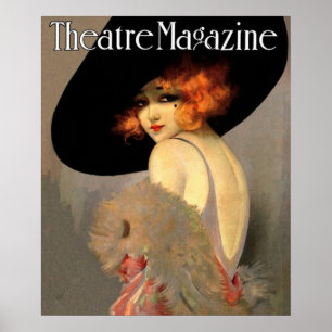 vintage Theater-Magazin-Coverposter Poster