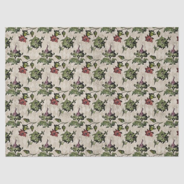 Vintage Thistle-Dekoupage Seidenpapier (Vorderseite)