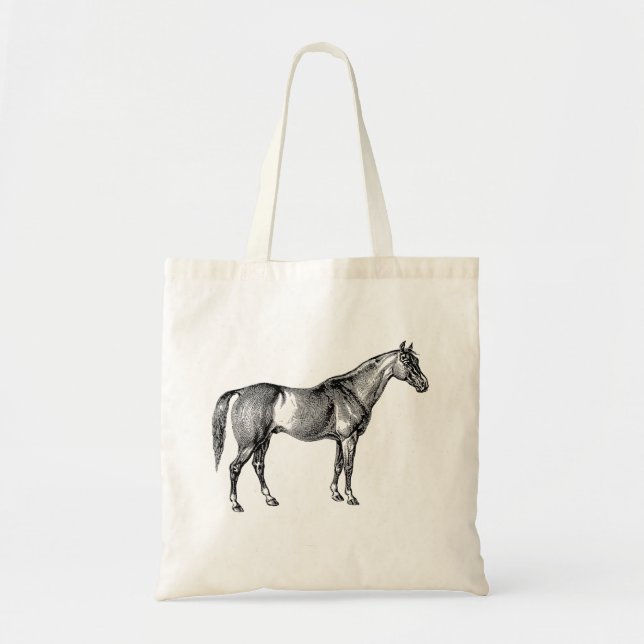 Vintage-Thoroughbred-Umhängetasche Tragetasche (Vorne)