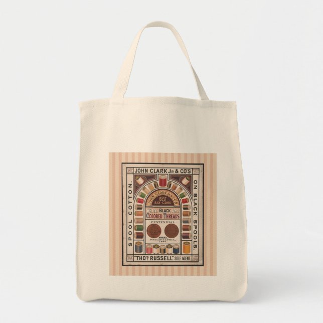Vintage Thread Company Kunst Tragetasche (Vorne)