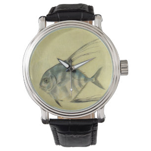 Vintage Threadfin Trevally, afrikanischer Pompano  Armbanduhr