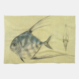 Vintage Threadfin Trevally, afrikanischer Pompano  Geschirrtuch