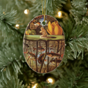 Vintage Thumbelina Märchen, Eleanor Vere Boyle Keramik Ornament