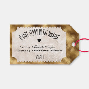 Vintage Ticketbridal Geschenkanhänger