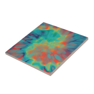 Vintage-Tie-Dye Fliese