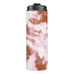 Vintage Tie Dye: Wasserfarbdruck Thermosbecher
