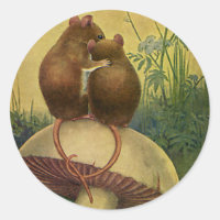 Vintage Tiere, Liebe und romanische Feldmäuse