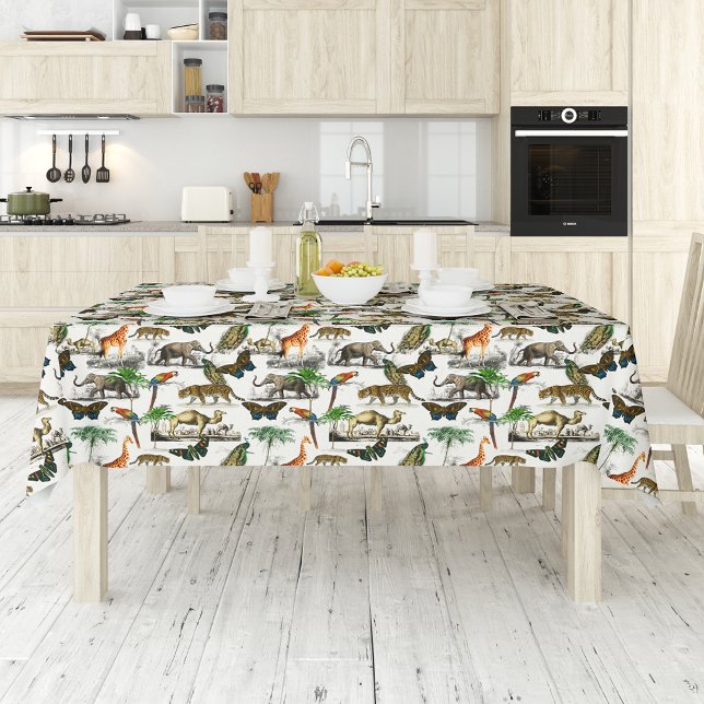 Vintage Tiere von D'Orbigny Tischdecke (Von Creator hochgeladen)