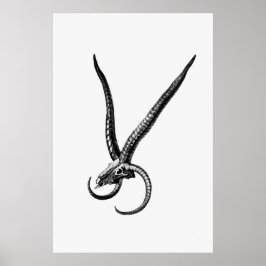 Vintage Tierschäume Poster