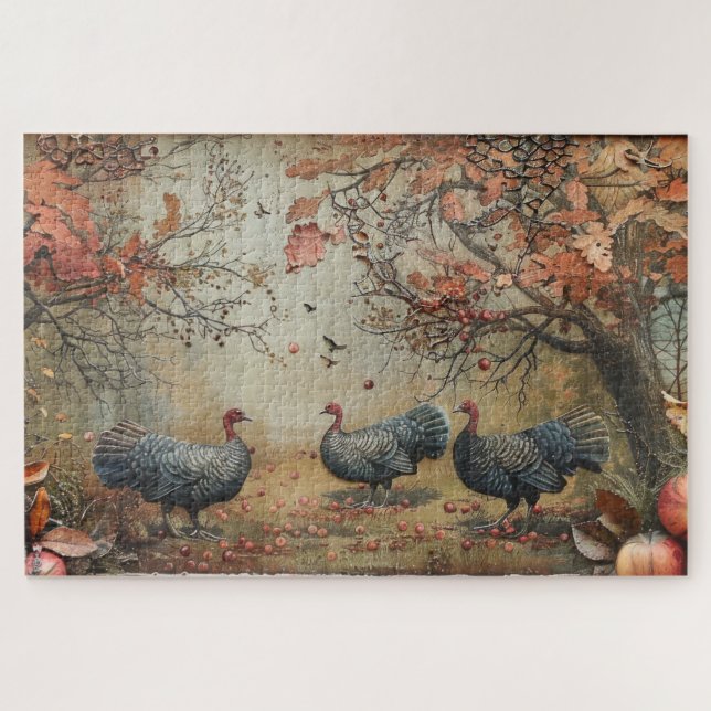 Vintage Tierszenen Jigsaw Puzzle (Horizontal)
