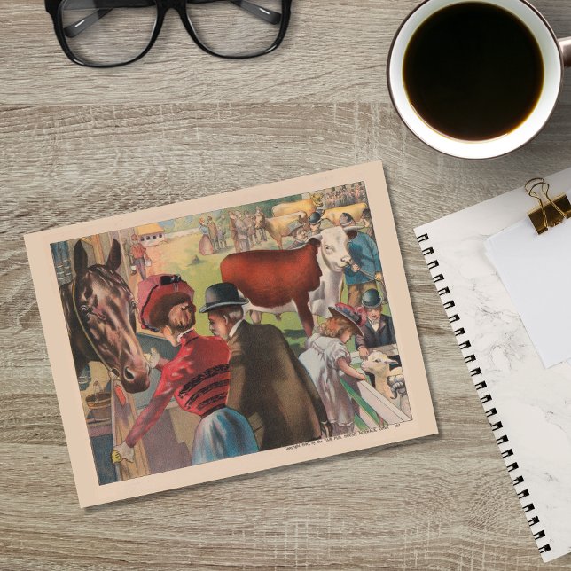 Vintage Tierzucht Ephemera Postkarte (Von Creator hochgeladen)