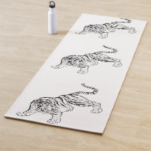 Vintage Tiger Asiatische Kultur
