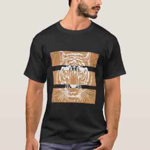 Vintage Tiger Katze Druck Geschenk Geschenk T-Shirt