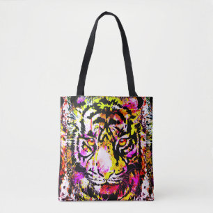 Vintage Tiger Totasche - Tiger Big Cats - Wildtier