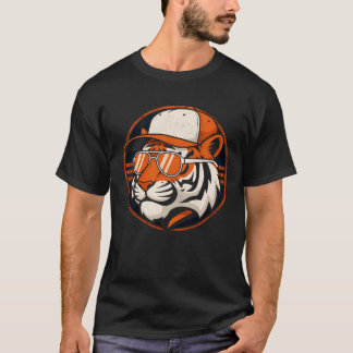 Vintage Tigers Baseball Tiger Zeitlos T-Shirt