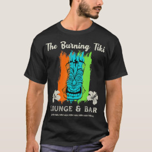 Vintage Tiki Bar Lounge Tiki Torch Retro Hawaii T-Shirt