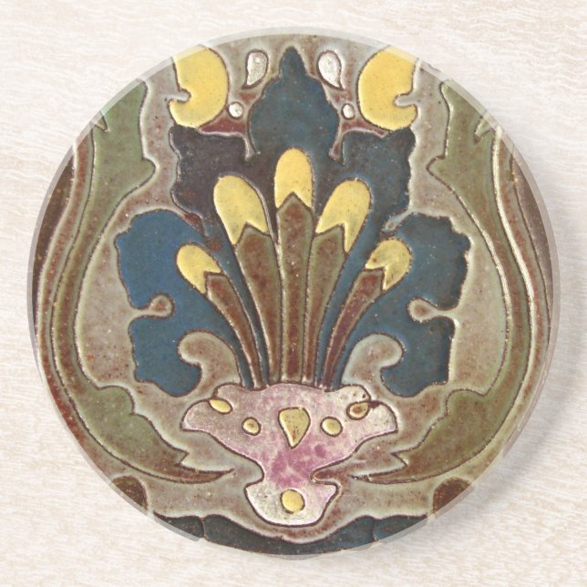 Vintage Tile Getränkeuntersetzer (Vorne)