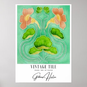 Vintage Tile - Gibbons Hinton Poster
