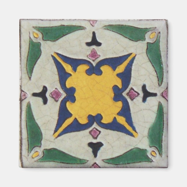 Vintage Tile Magnet (Vorne)