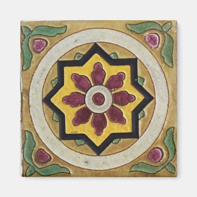 Vintage Tile Magnet (Vorne)